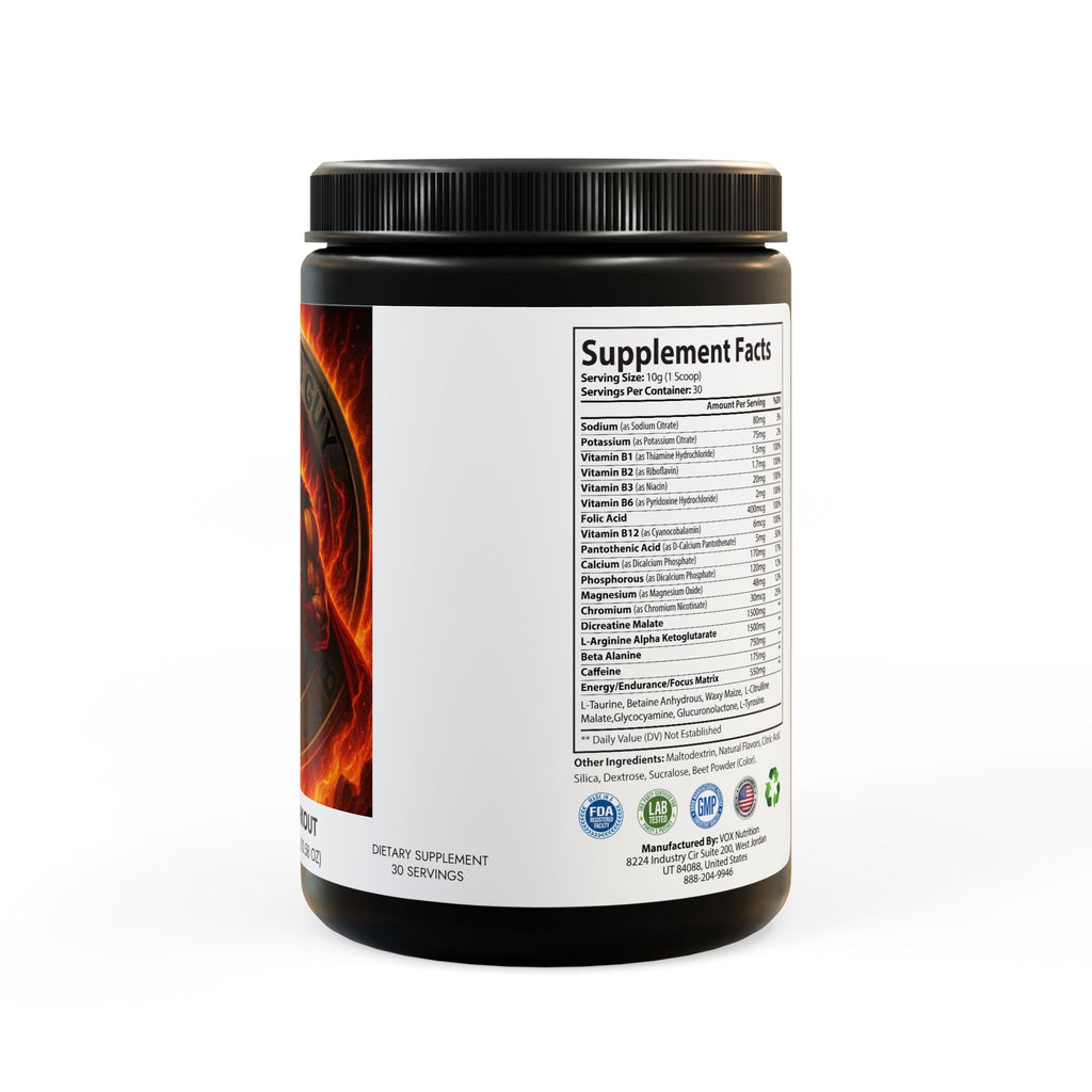 Anti Bad Guy Pre Workout, Watermelon (300g, 10.58oz)